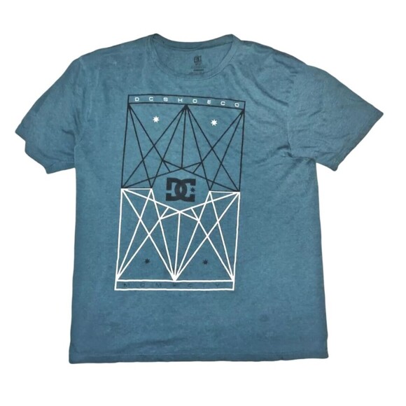 DC Shoe Co T Shirt Men's Green Blue Size XLarge DC Shoes Fast Shipping from USA - Picture 1 of 10